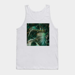 Botanical Green Foliage Tank Top